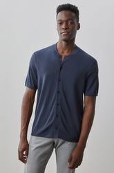 Chadail à boutons pour homme par Robert Barakett | Momentum RB41210 BLUE | Boutique Vvög, vêtements mode pour homme et femme