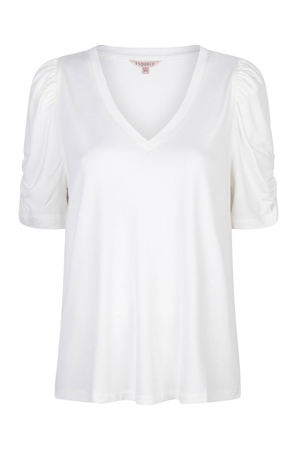 T-Shirt pour femme par Esqualo | SP2430021 120-OFFWHITE | Boutique Vvög, vêtements mode pour homme et femme