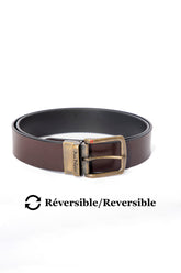 Ceinture pour homme par Au Noir | STRAUSS Brun Noir | Boutique Vvög, inventaire complet de la marque Au Noir