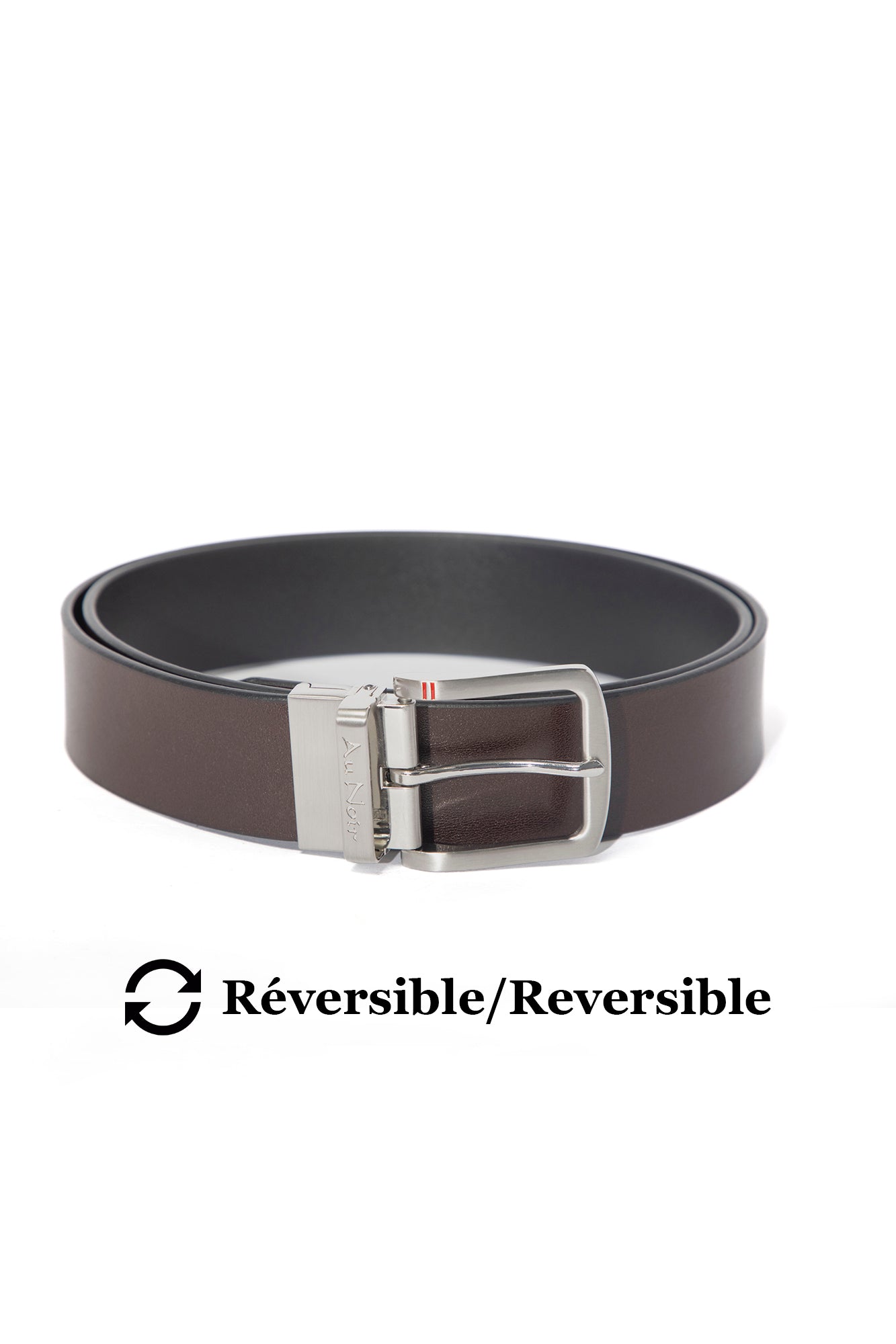 Ceinture pour homme par Au Noir | STRAUSS Black Brown Bronze | Boutique Vvög, inventaire complet de la marque Au Noir