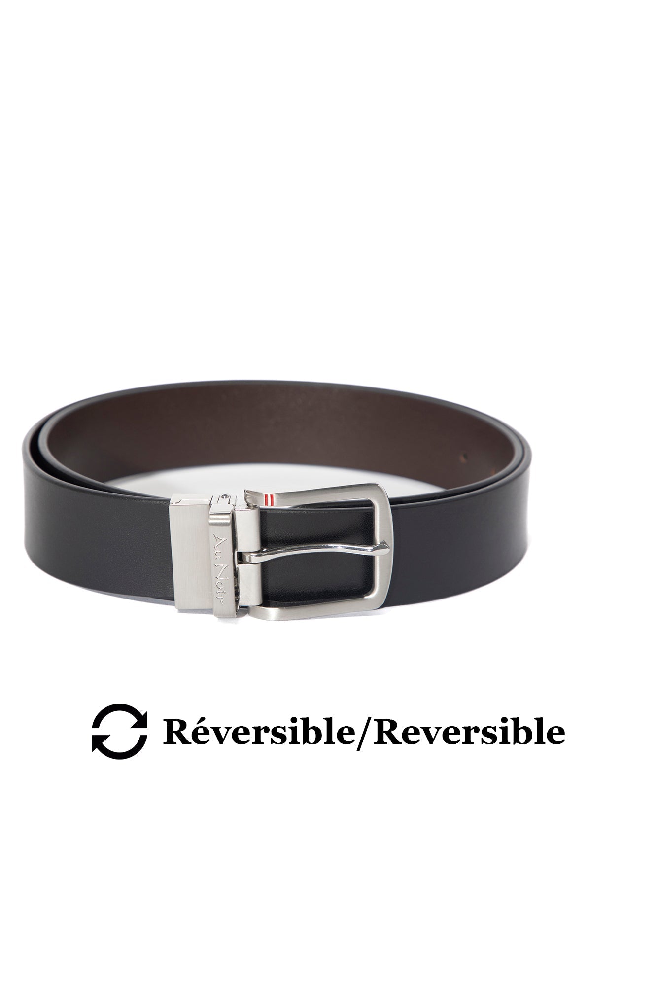 Ceinture pour homme par Au Noir | STRAUSS Black Brown Bronze | Boutique Vvög, inventaire complet de la marque Au Noir