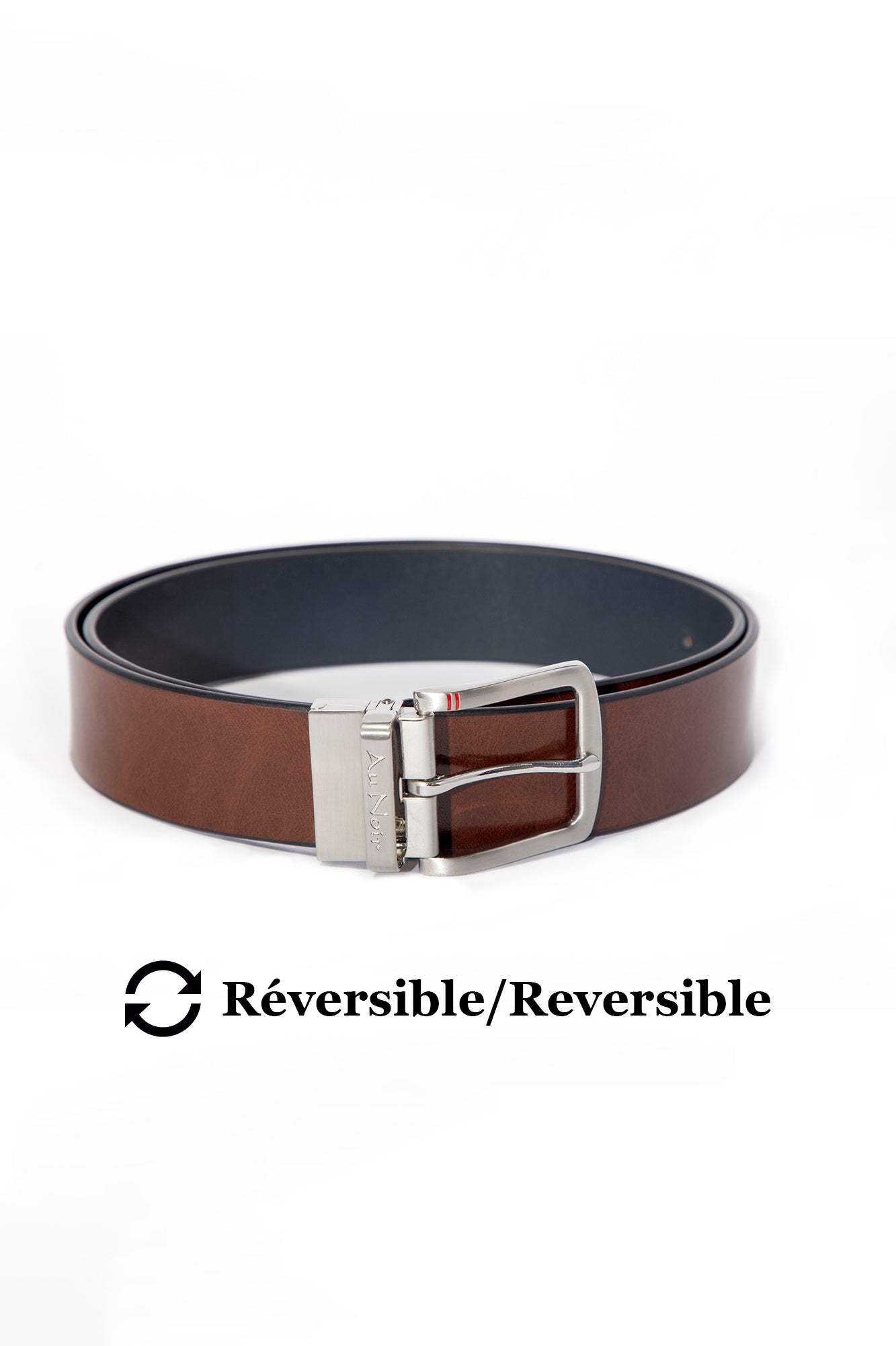 Ceinture pour homme par Au Noir | STRAUSS Bronze Marine Brossé | Boutique Vvög, inventaire complet de la marque Au Noir