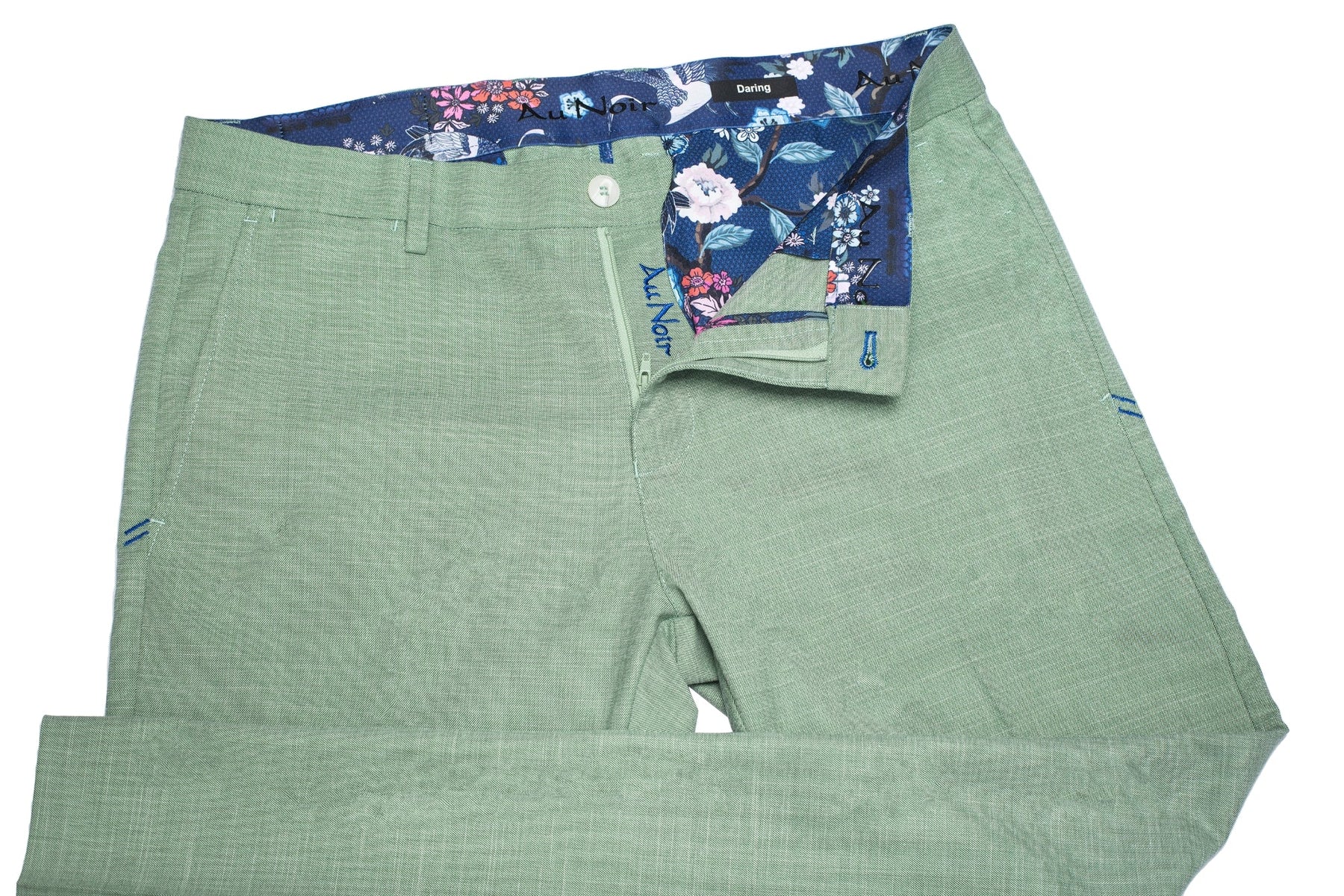 Pantalon pour homme par Au Noir | WESSON-CRAIG green | Boutique Vvög, inventaire complet de la marque Au Noir