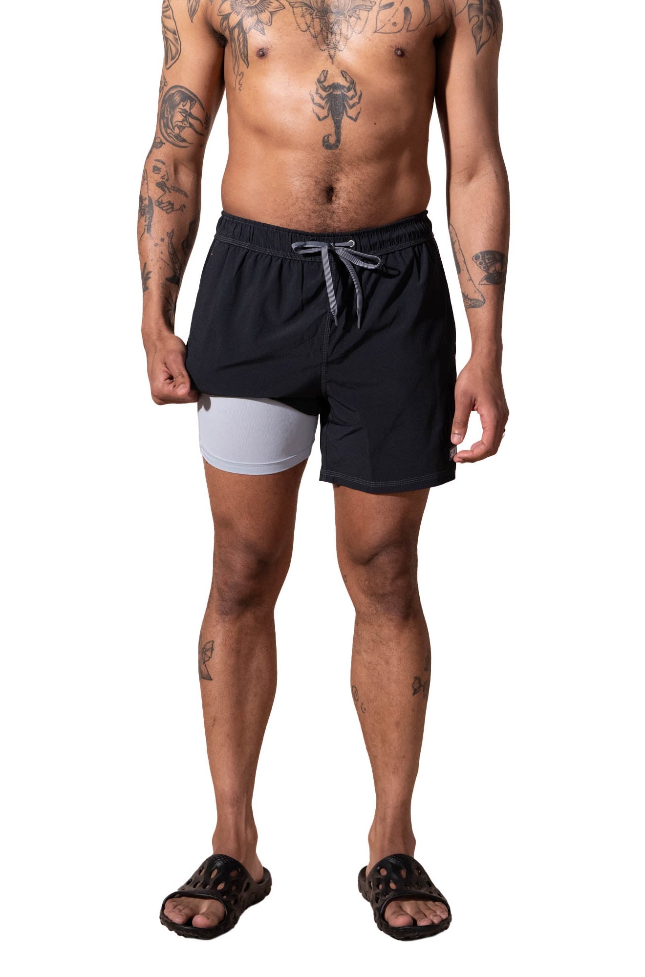 Maillot de bain pour homme par Saxx | Oh Buoy SXSW03L BLK | Boutique Vvög, vêtements mode pour homme et femme