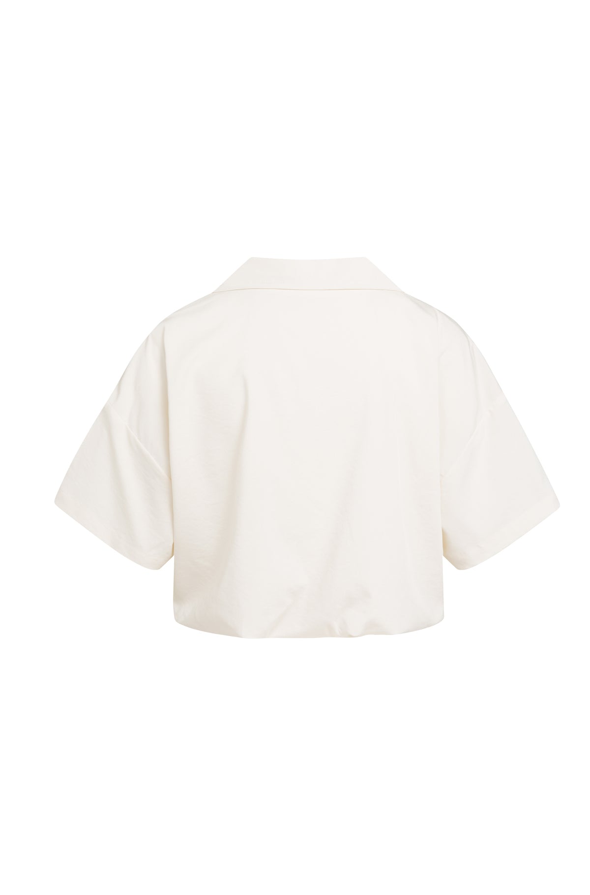 Blouse manches courtes ivoire, vue produit pour femme par YAYA