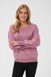 Chandail manches longues pour femme par Kaffe | 10507977 Bois De Tulipier | Boutique Vvög, vêtements mode pour homme et femme