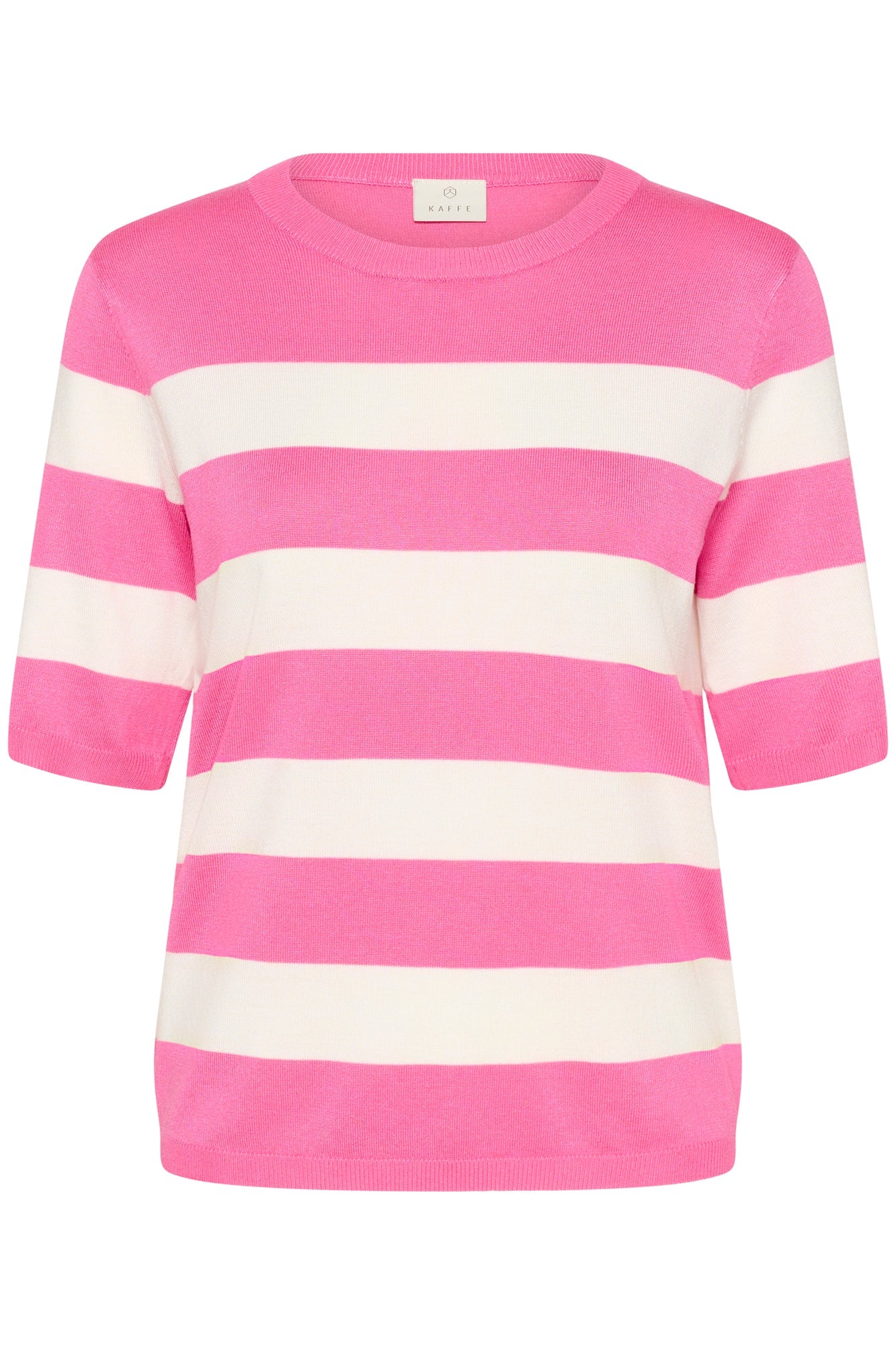 Chandail manches courtes pour femme par Kaffe | 10508410 Rose Craie | Boutique Vvög, vêtements mode pour homme et femme