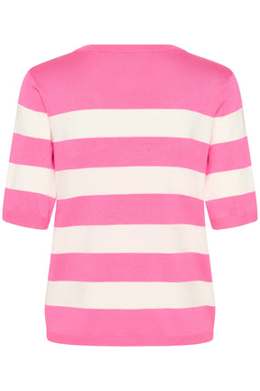 Chandail manches courtes pour femme par Kaffe | 10508410 Rose Craie | Boutique Vvög, vêtements mode pour homme et femme