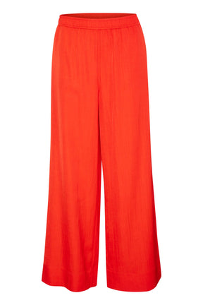 Pantalon pour femme par Kaffe | 10509023 Rouge Ardent | Boutique Vvög, vêtements mode pour homme et femme