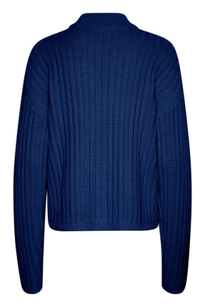 Tricot pour femme par Kaffe | 10509097 Bleu Phare | Boutique Vvög, vêtements mode pour homme et femme