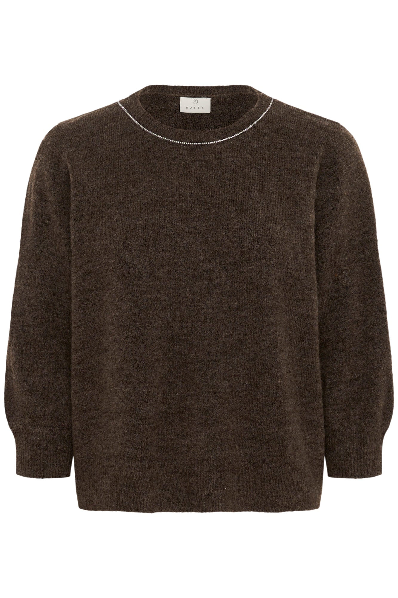 Chandail 3/4 pour femme par Kaffe | 10509262 Café Noir | Boutique Vvög, vêtements mode pour homme et femme