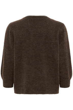 Chandail 3/4 pour femme par Kaffe | 10509262 Café Noir | Boutique Vvög, vêtements mode pour homme et femme