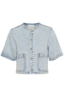 Jacket pour femme par Kaffe | 10509716 Bleu Denim | Boutique Vvög, vêtements mode pour homme et femme