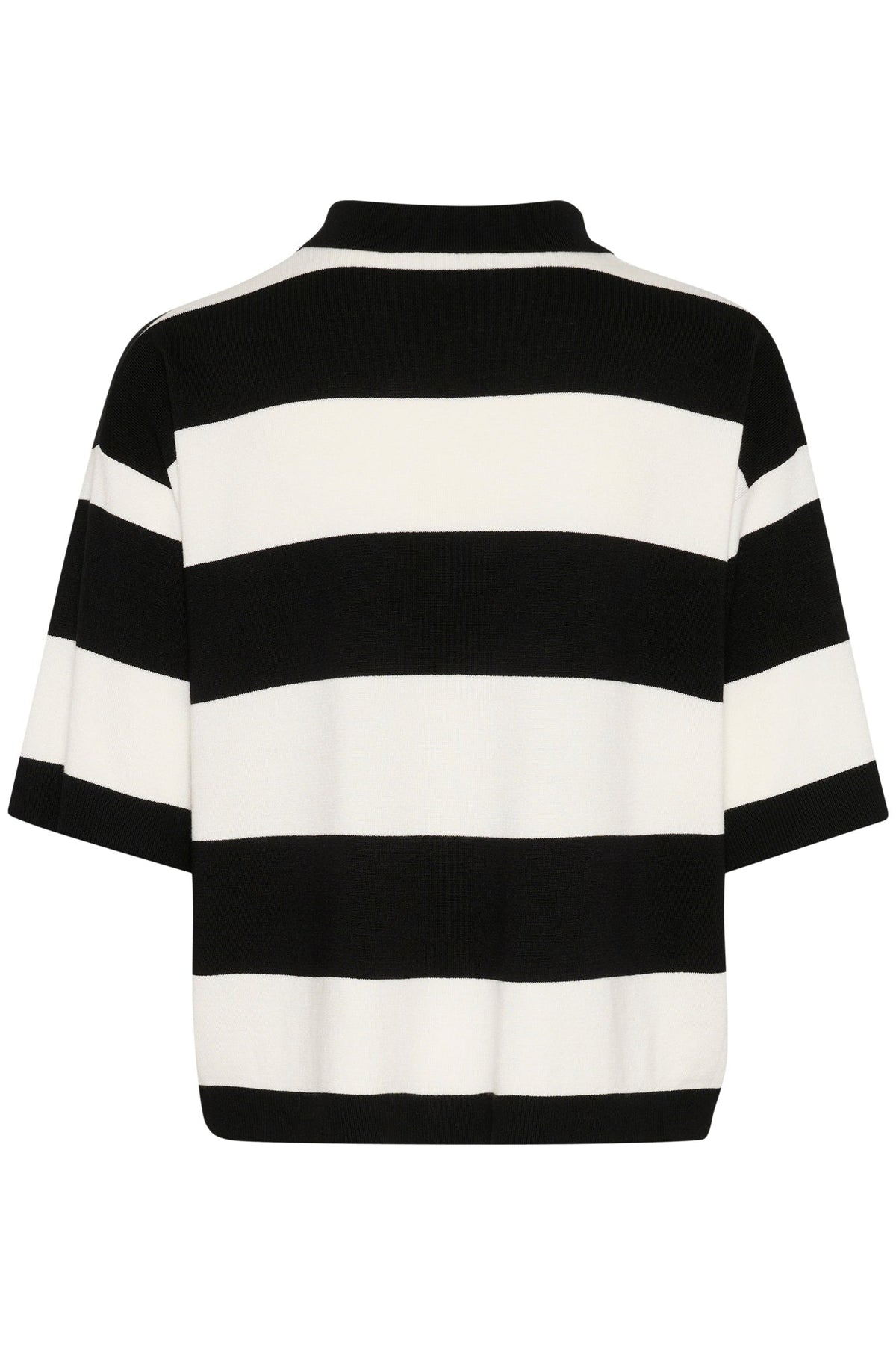 Polo pour femme par Kaffe | 10509932 Noir/Craie | Boutique Vvög, vêtements mode pour homme et femme