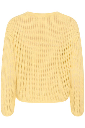 Chandail manches longues pour femme par Kaffe | 10509985 Paille | Boutique Vvög, vêtements mode pour homme et femme