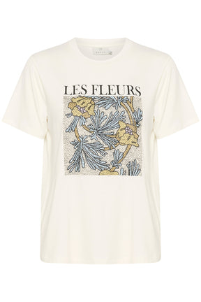 T-Shirt pour femme par Kaffe | 10509998 Craie | Boutique Vvög, vêtements mode pour homme et femme