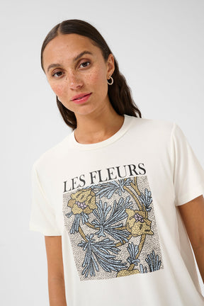 T-Shirt pour femme par Kaffe | 10509998 Craie | Boutique Vvög, vêtements mode pour homme et femme