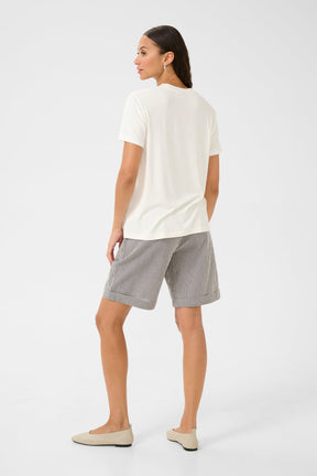 T-Shirt pour femme par Kaffe | 10509998 Craie | Boutique Vvög, vêtements mode pour homme et femme