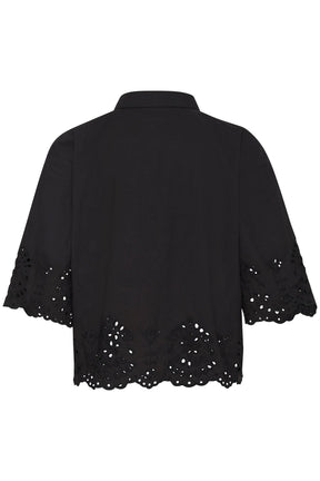 Blouse pour femme par Kaffe | 10510064 Noir Profond | Boutique Vvög, vêtements mode pour homme et femme