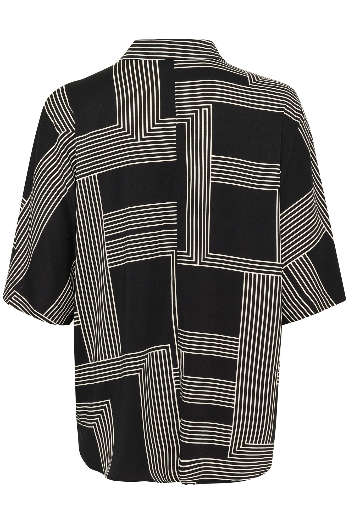 Blouse pour femme par Kaffe | 10510103 Noir/Craie Raisin | Boutique Vvög, vêtements mode pour homme et femme