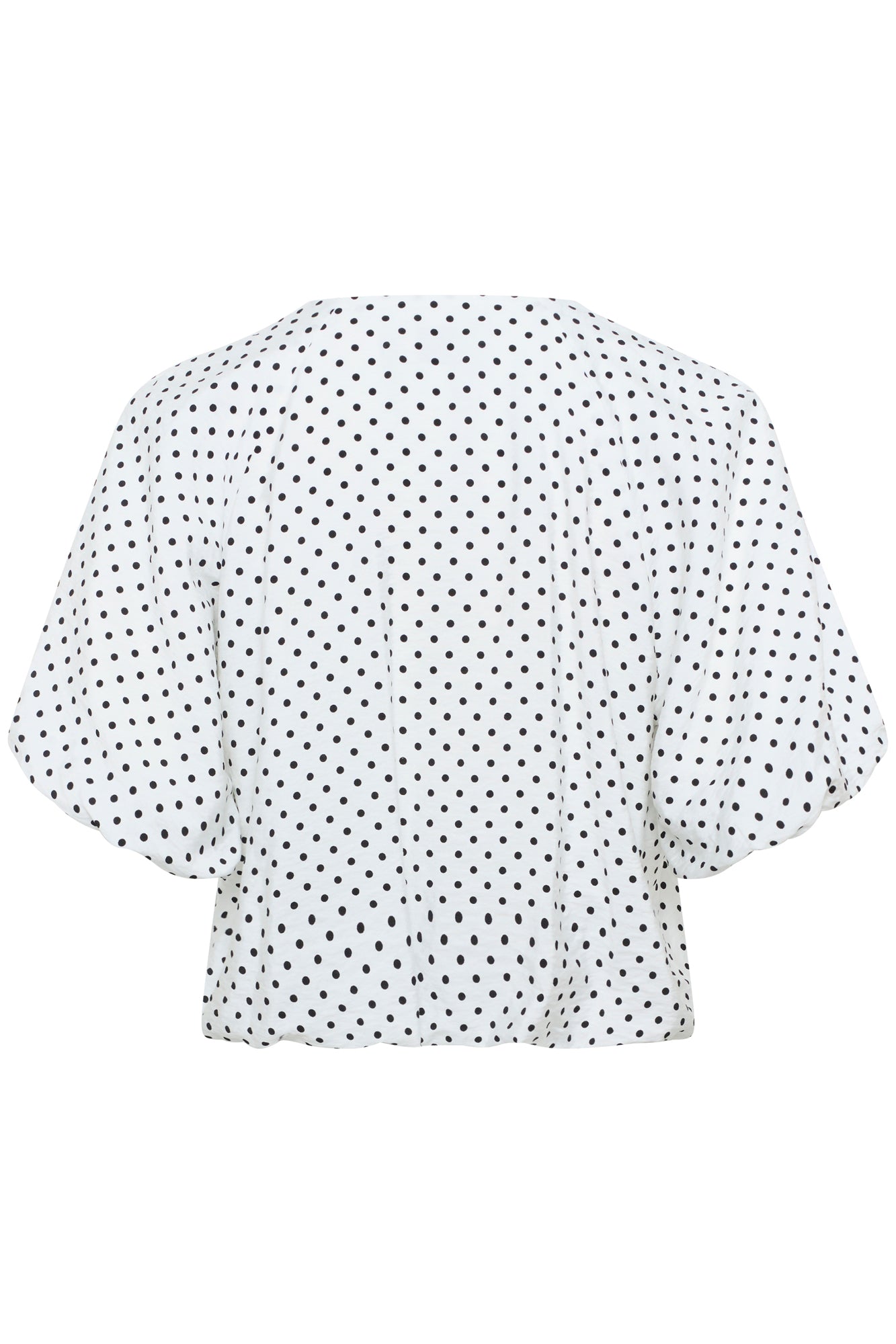 Blouse pour femme par Kaffe | 10510120 Craie/Point Noir | Boutique Vvög, vêtements mode pour homme et femme