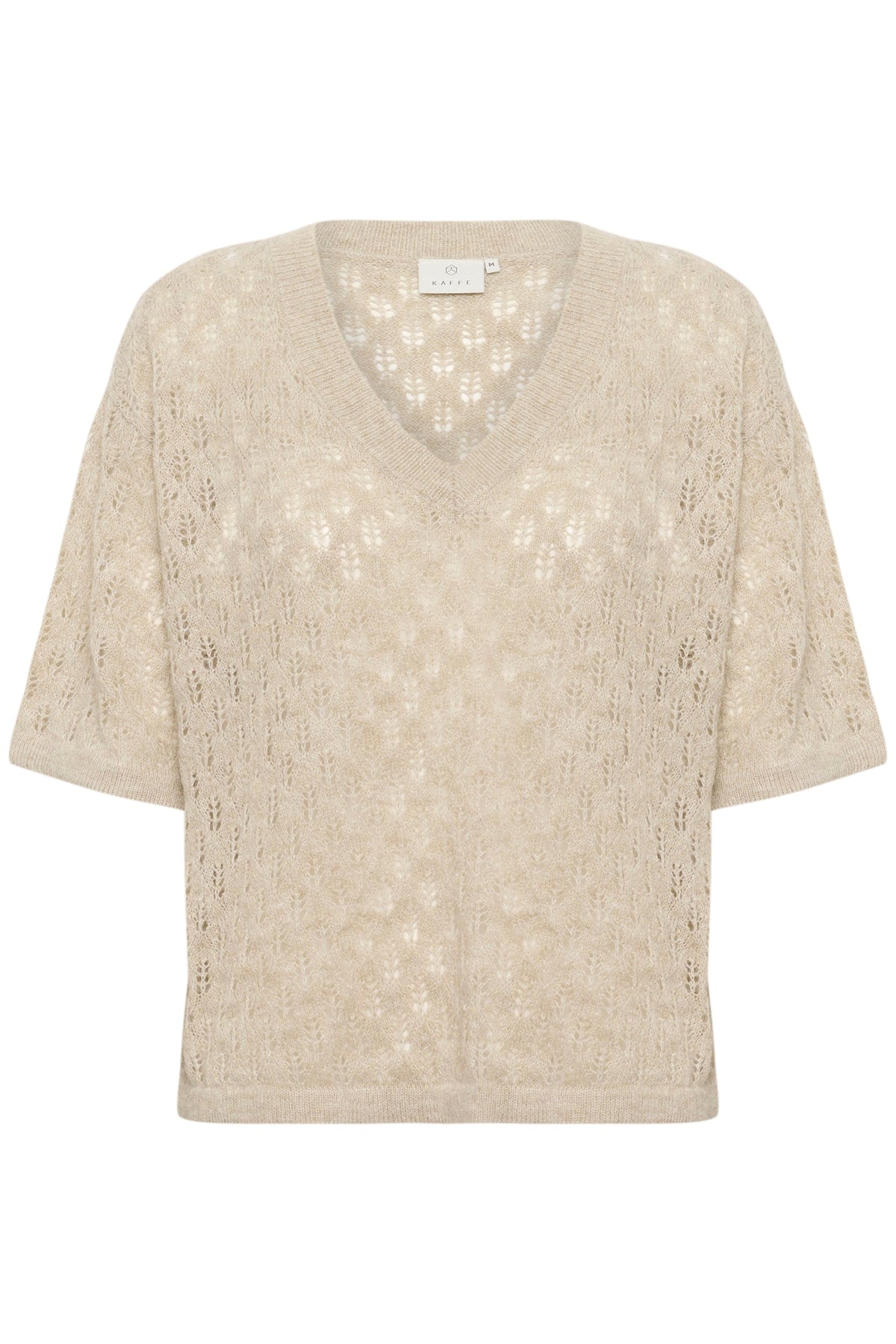 Chandail en maille pour femme par Kaffe | 10510171 Beige | Boutique Vvög, vêtements mode pour homme et femme