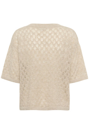 Chandail en maille pour femme par Kaffe | 10510171 Beige | Boutique Vvög, vêtements mode pour homme et femme