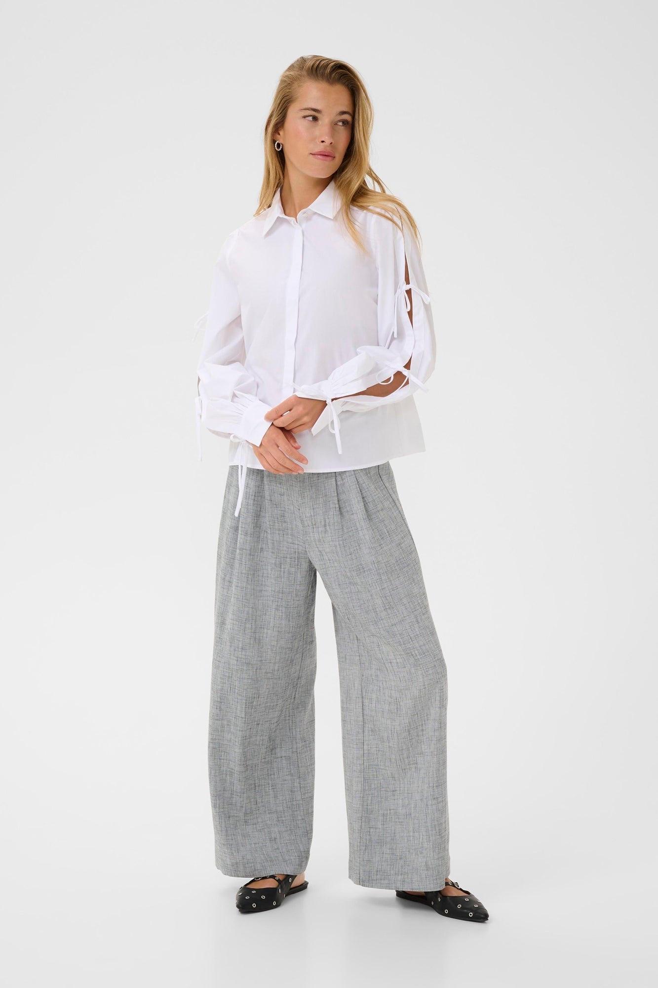 Blouse pour femme par Kaffe | 10510214 Blanc Éclat | Boutique Vvög, vêtements mode pour homme et femme