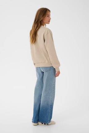 Chandail manches longues pour femme par Kaffe | 10510216 Beige | Boutique Vvög, vêtements mode pour homme et femme