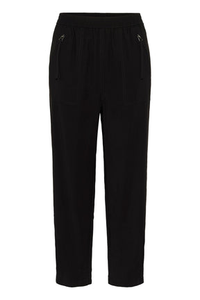 Pantalon pour femme par Kaffe | 10510308 Noir Profond | Boutique Vvög, vêtements mode pour homme et femme