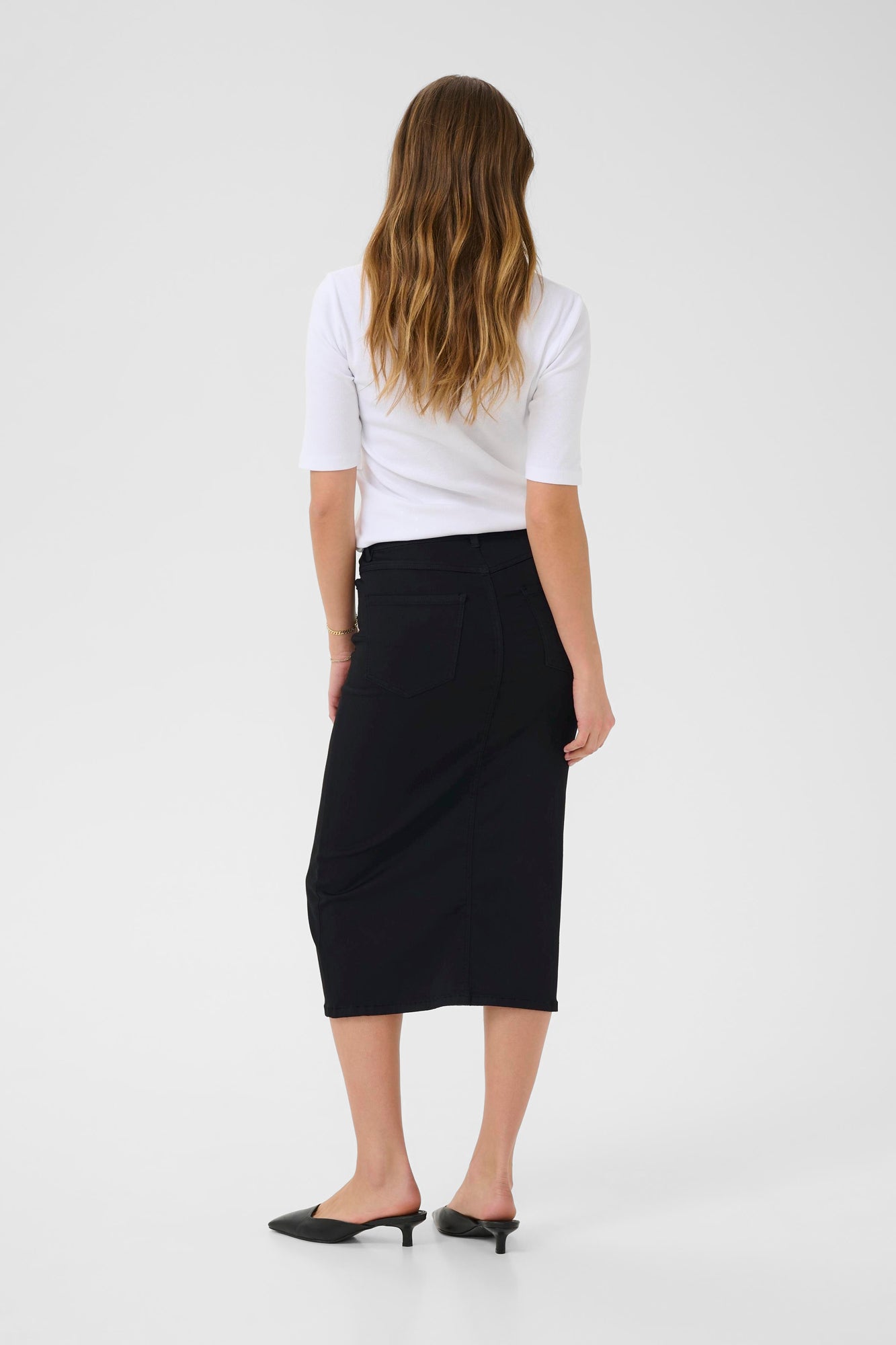 Jupe pour femme par Kaffe | 10510326 Noir Profond | Boutique Vvög, vêtements mode pour homme et femme