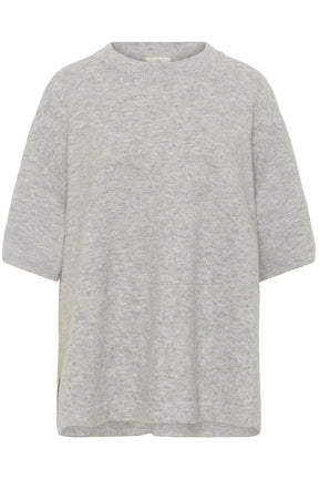 Chandail ample pour femme par Kaffe | 10510479 Mélangé Gris Clair | Boutique Vvög, vêtements mode pour homme et femme