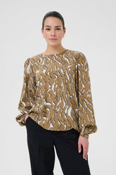 Blouse pour femme par Kaffe | 10510519 Noix De Coco Grillée | Boutique Vvög, vêtements mode pour homme et femme