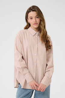Blouse pour femme par Kaffe | 10510585 Rayures Lotus | Boutique Vvög, vêtements mode pour homme et femme