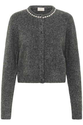 Cardigan pour femme par Kaffe | 10510621 Mélangé Gris | Boutique Vvög, vêtements mode pour homme et femme