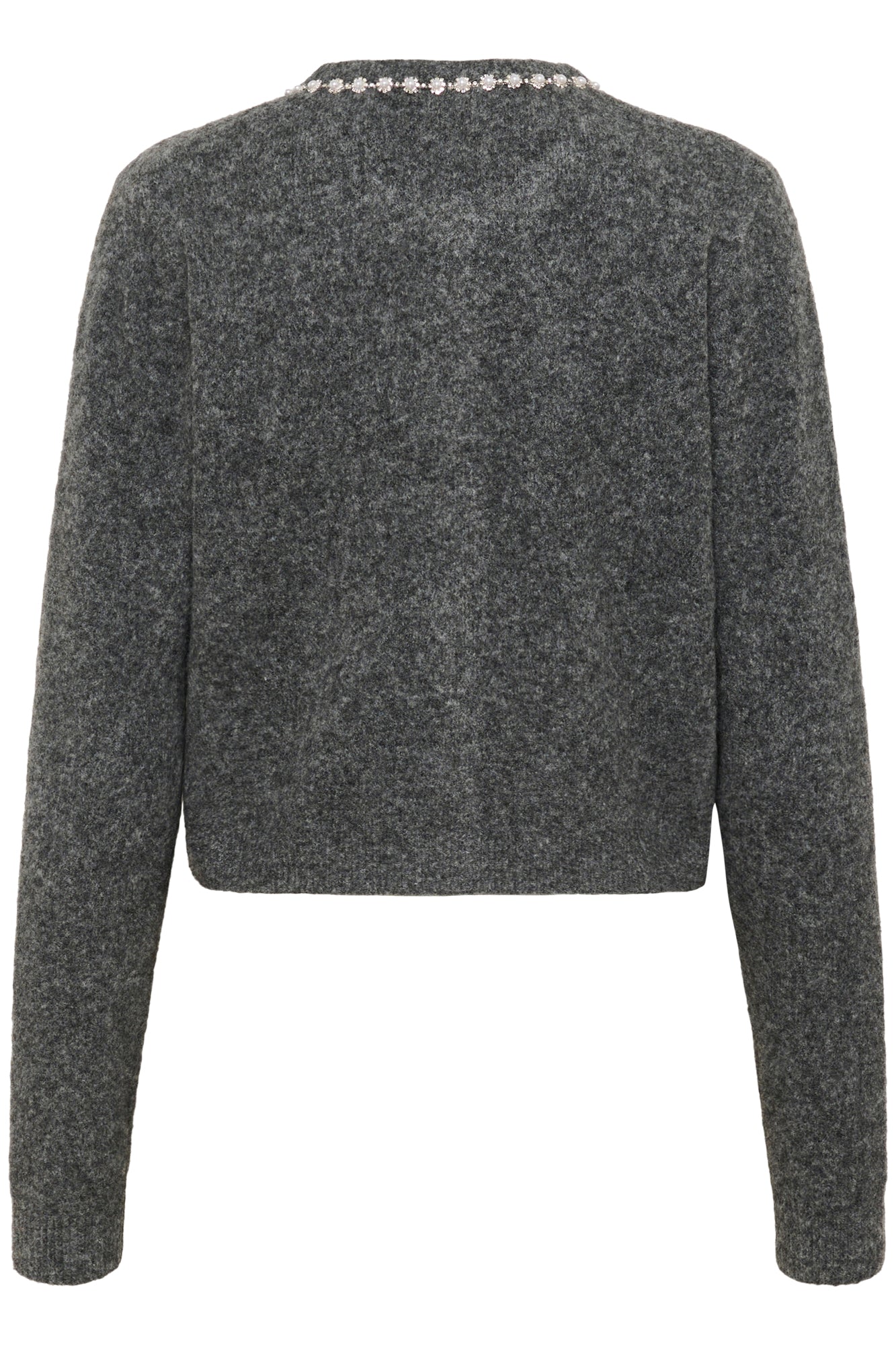 Cardigan pour femme par Kaffe | 10510621 Mélangé Gris | Boutique Vvög, vêtements mode pour homme et femme