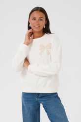 T-Shirt pour femme par Kaffe | 10510672 Craie/Plume | Boutique Vvög, vêtements mode pour homme et femme