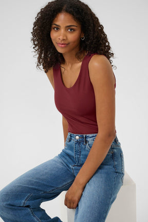 Camisole pour femme par Kaffe | 10510692 Vin De Windsor | Boutique Vvög, vêtements mode pour homme et femme