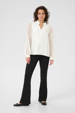 Blouse pour femme par Kaffe | 10510733 Craie | Boutique Vvög, vêtements mode pour homme et femme