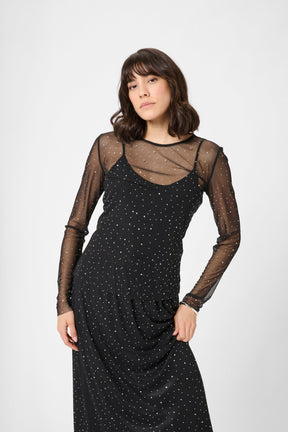 Chandail transparent pour femme par Kaffe | 10510854 Noir Profond | Boutique Vvög, vêtements mode pour homme et femme