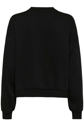 Chandail manches longues pour femme par Kaffe | 10510868 Noir Profond | Boutique Vvög, vêtements mode pour homme et femme