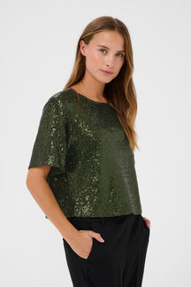 Blouse pour femme par Kaffe | 10510898 Vert Lierre | Boutique Vvög, vêtements mode pour homme et femme