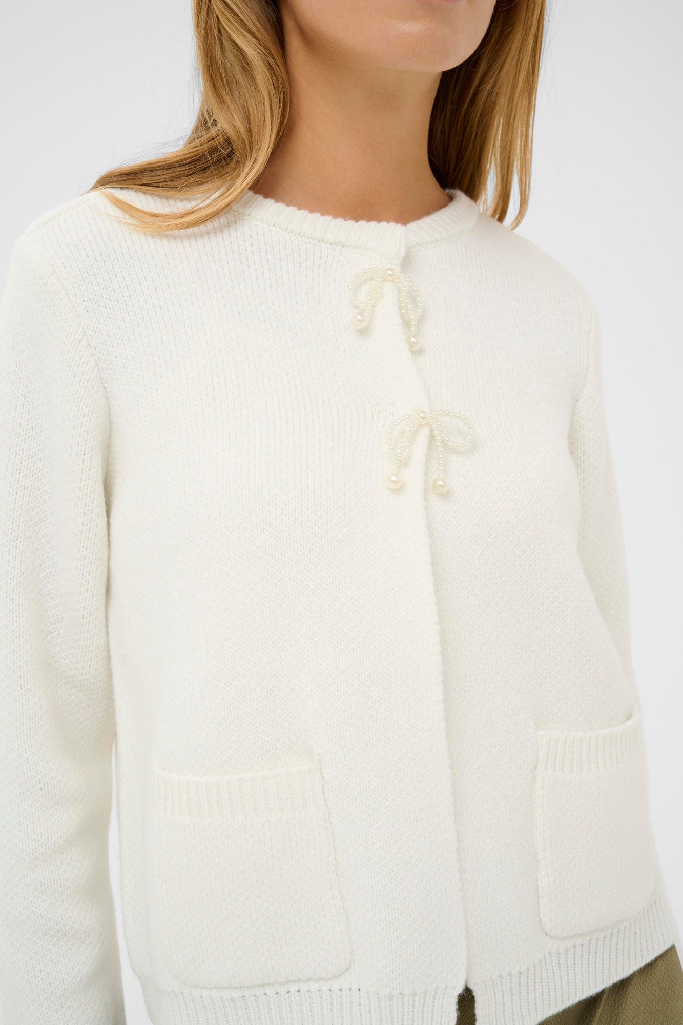 Cardigan pour femme par Kaffe | 10510901 Craie | Boutique Vvög, vêtements mode pour homme et femme