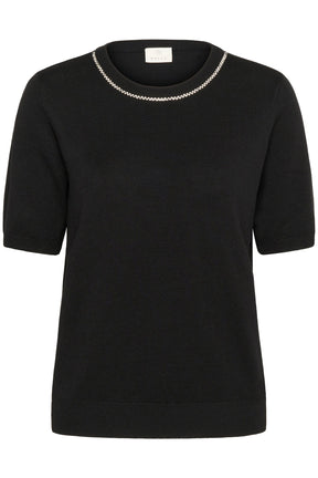 T-Shirt pour femme par Kaffe | 10510929 Noir Profond | Boutique Vvög, vêtements mode pour homme et femme