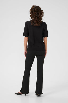 T-Shirt pour femme par Kaffe | 10510929 Noir Profond | Boutique Vvög, vêtements mode pour homme et femme