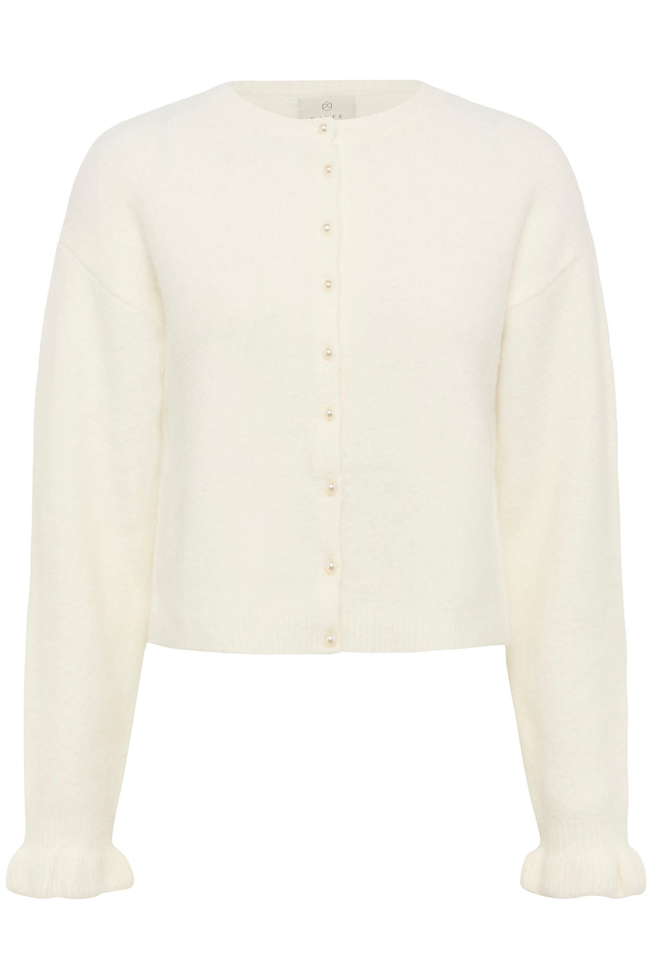 Cardigan pour femme par Kaffe | 10510966 Craie | Boutique Vvög, vêtements mode pour homme et femme