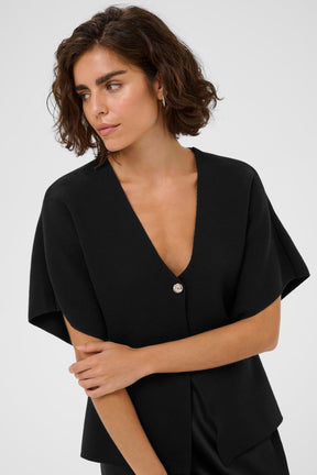 Cardigan pour femme par Kaffe | 10511072 Noir Profond | Boutique Vvög, vêtements mode pour homme et femme