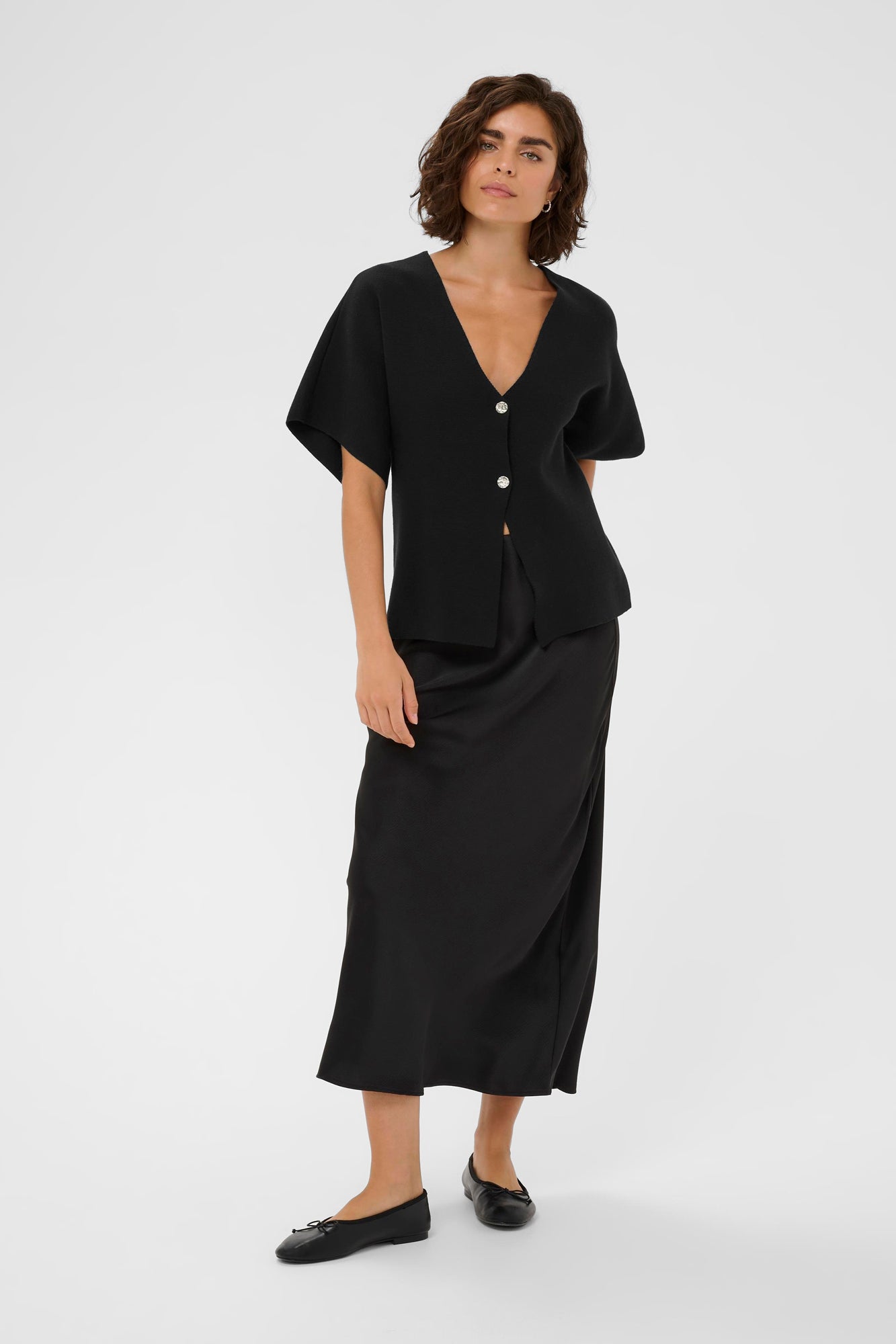 Cardigan pour femme par Kaffe | 10511072 Noir Profond | Boutique Vvög, vêtements mode pour homme et femme