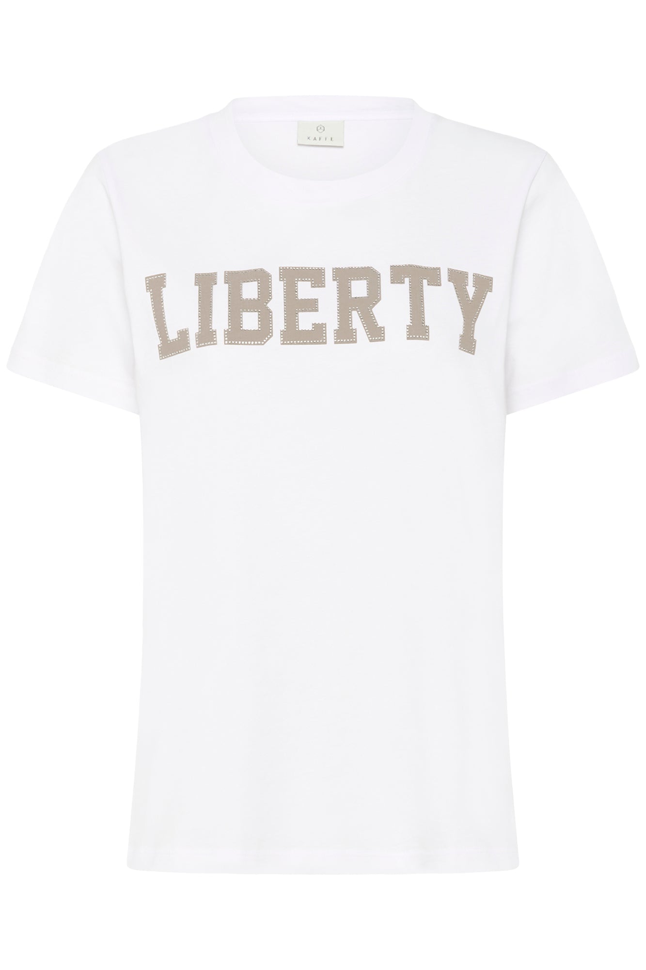 T-Shirt pour femme par Kaffe | 10511081 Blanc | Boutique Vvög, vêtements mode pour homme et femme