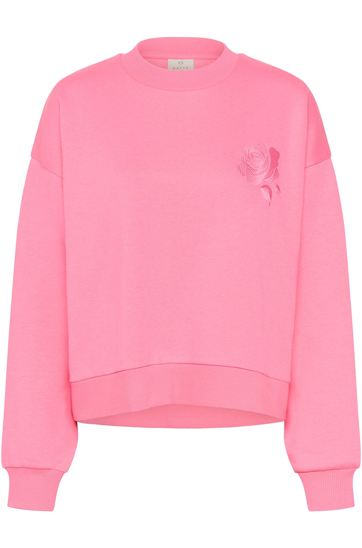 Chandail manches longues pour femme par Kaffe | 10511087 Pouvoir Rose | Boutique Vvög, vêtements mode pour homme et femme